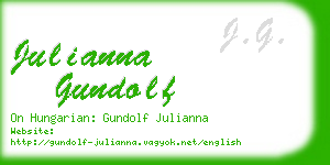 julianna gundolf business card